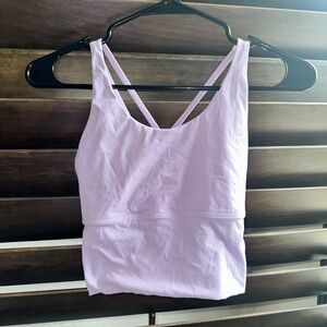 NVGTN lilac matrix sports bra